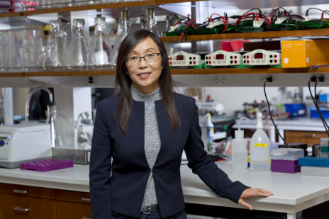 Woman in a lab