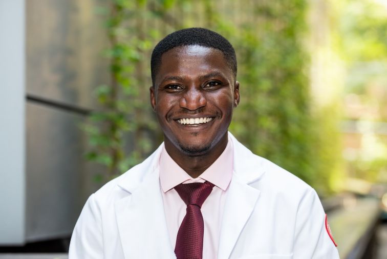 First-year medical student Kingsley Osei-Karikari.