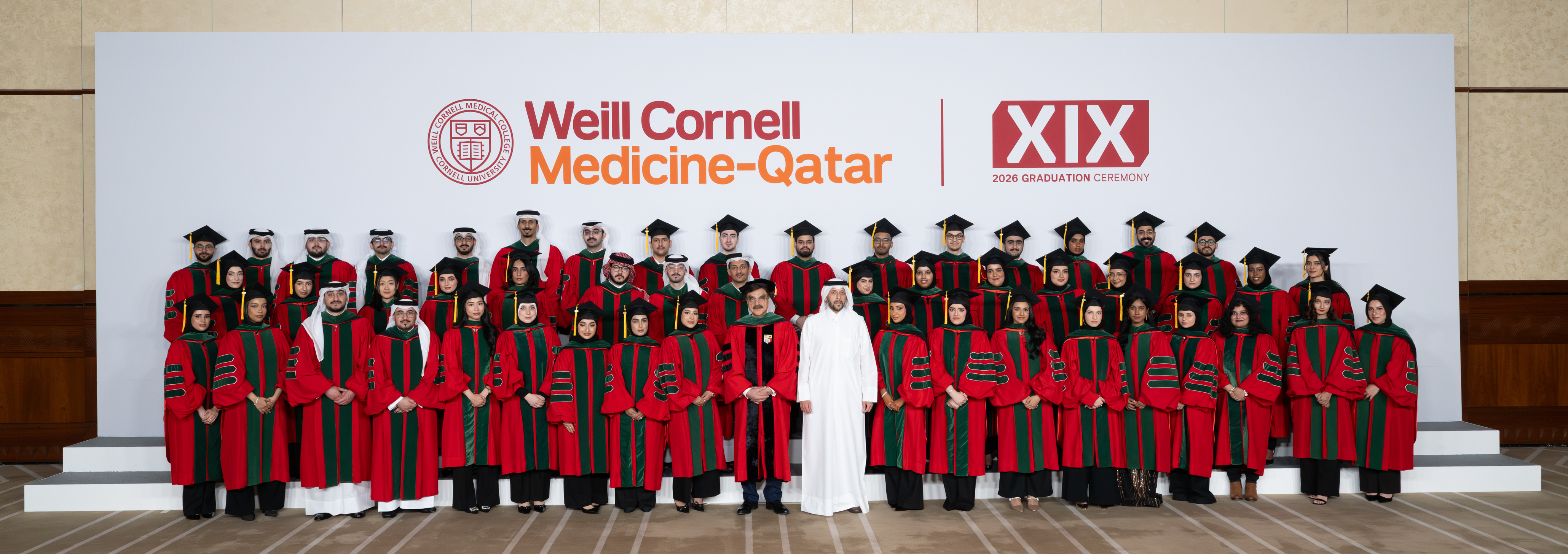 a group of students posing for a photo